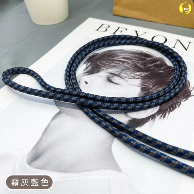 【o-one】Apple/安卓通用款 可斜背頸掛式 金屬扣環掛繩組(短掛片款顏色隨機)