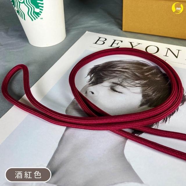 【o-one】Apple/安卓通用款 可斜背頸掛式 金屬扣環掛繩組(短掛片款顏色隨機)