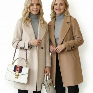 【巴黎精品】限時搶購 真100%羊毛大衣毛呢外套(保暖中長款雙面呢韓版氣質女外套4色p1ag18 2E)