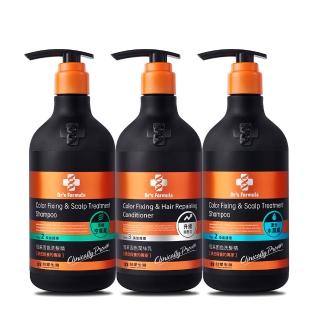 【Dr’s Formula 台塑生醫】升級版-恆采固色洗髮精580g/潤絲乳530gx3入-多款任選(護色.修護.補色.矯色)