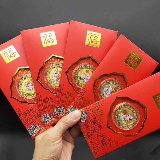 【過香爐加持】烘爐地財神廟 蛇年轉運金幣(厚實金幣非金箔 龍年開運 招財 錢母 發財金 紀念金幣)