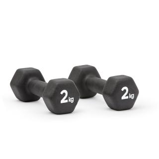 【adidas 愛迪達】六角健身啞鈴(2kg/2入)