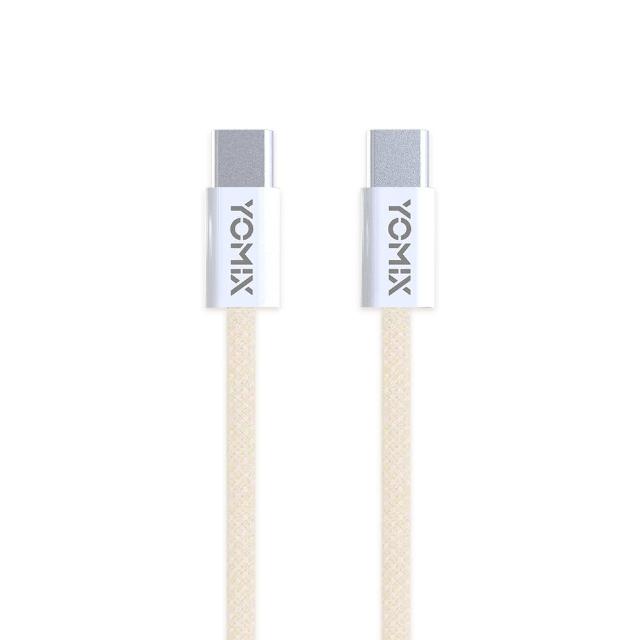 【YOMIX 優迷】3入組★1.5M USB-C to USB-C 60W編織快充充電傳輸線(筆電/Android/Switch/支援iphone17快充)