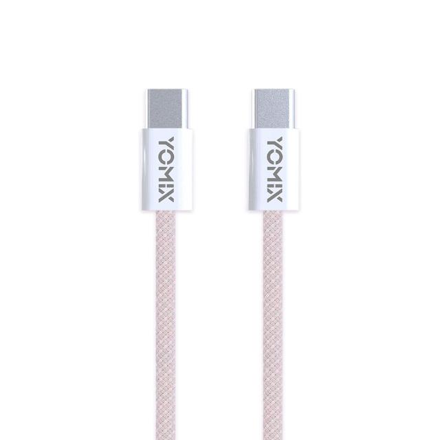 【YOMIX 優迷】3入組★1.5M USB-C to USB-C 60W編織快充充電傳輸線(筆電/Android/Switch/支援iphone17快充)