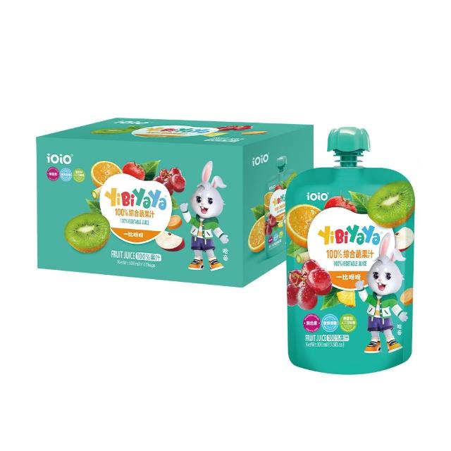 【十全】iOiO食在愛我YiBiYaYa一比呀呀100%綜合果汁100mlX15入/組(嬰幼兒果汁)