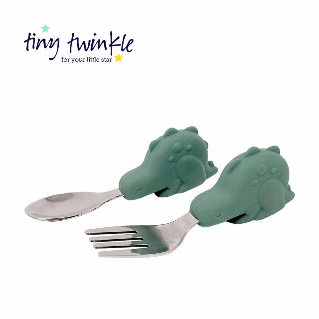 【Tiny Twinkle】美國 兒童安心學習餐具組(多款可選/叉匙組/湯叉組/叉子/湯匙)