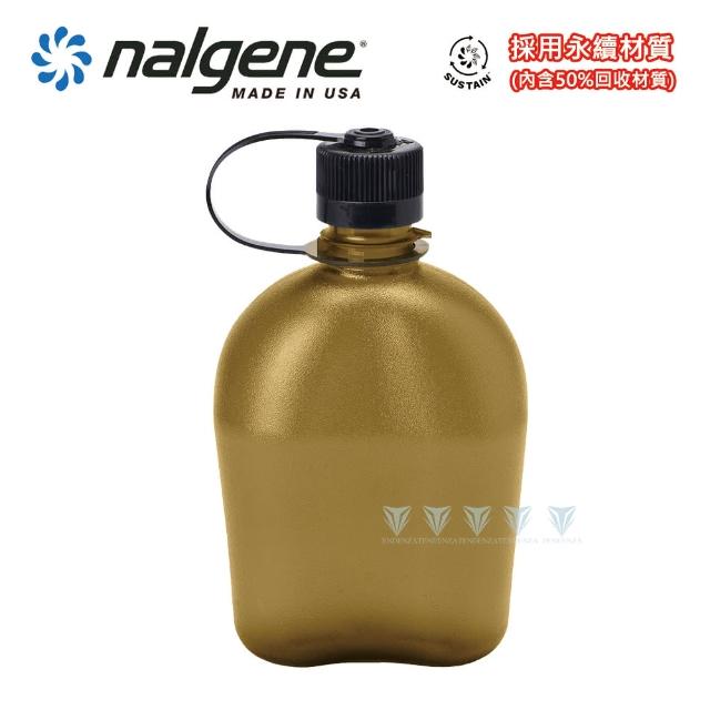 【NALGENE】1000cc OASIS軍式水壺(美國製造/Tritan Renew/Sustain 永續系列)