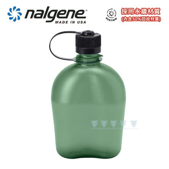 【NALGENE】1000cc OASIS軍式水壺(美國製造/Tritan Renew/Sustain 永續系列)