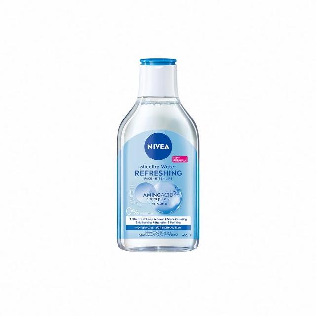 【NIVEA 妮維雅】卸妝水400ml全系列x3入(B5卸妝水/舒敏/水潤/敏感肌適用)