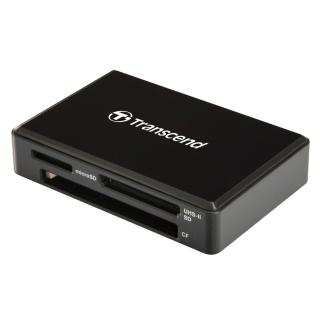【Transcend 創見】RDF9 高速USB 3.1 多合1讀卡機-黑(支援UHS-II SD記憶卡-TS-RDF9K2 新舊包裝隨機出貨)