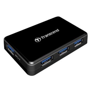 【Transcend 創見】極速USB 3.1 HUB多功能4埠集線器(含1埠支援快速充電-TS-HUB3K 新舊包裝隨機出貨)