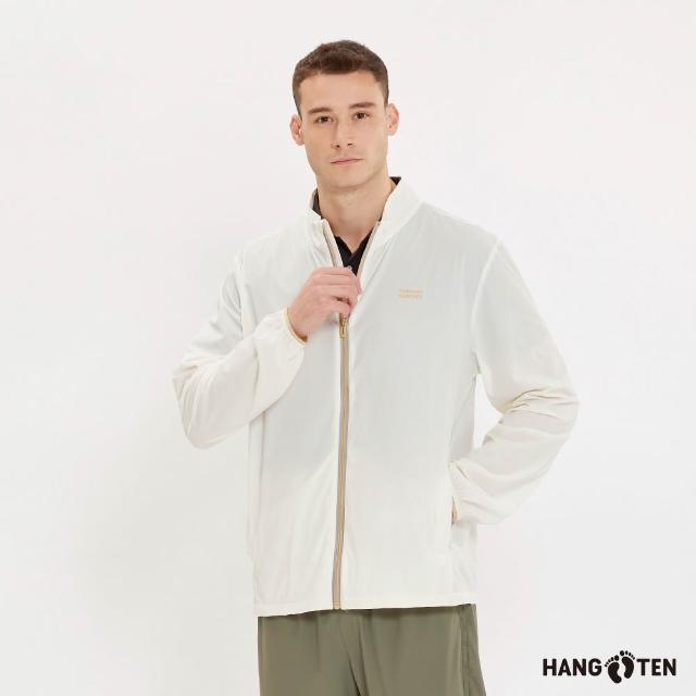 【Hang Ten】男女裝-立領涼感防曬抗UV輕量彈性尼龍外套(多款選)