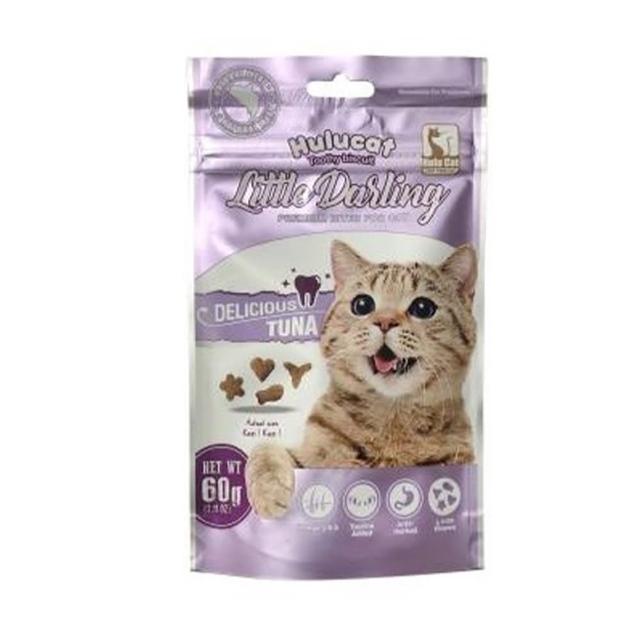【Hulucat】卡滋化毛潔牙餅60g*12入(貓點心/貓零食/貓餅乾/化毛排毛)