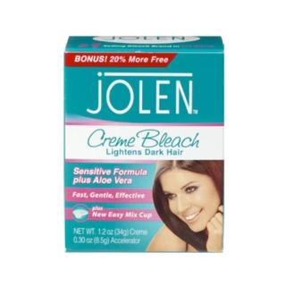 11146554 OL 【Global Store TW】英國 Jolen 淡毛膏 染眉膏 漂眉膏 唇毛 眉毛 脫色膏 30ml+7g(一般型肌膚 敏感型肌膚)