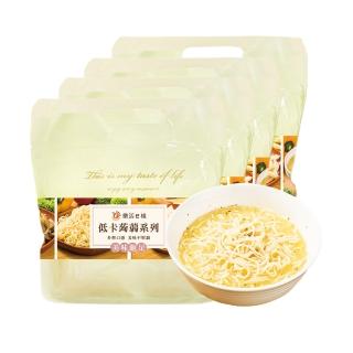 【樂活e棧】低卡蒟蒻麵 燕麥涼麵+濃湯6入/袋-共4袋(低卡 低熱量 低糖 膳食纖維 飽足感 素食)