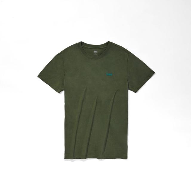 【Lee】出清品-男裝 短袖T恤 / 左胸立體轉印 撞色小LOGO 共4色 標準版型(LB302031)