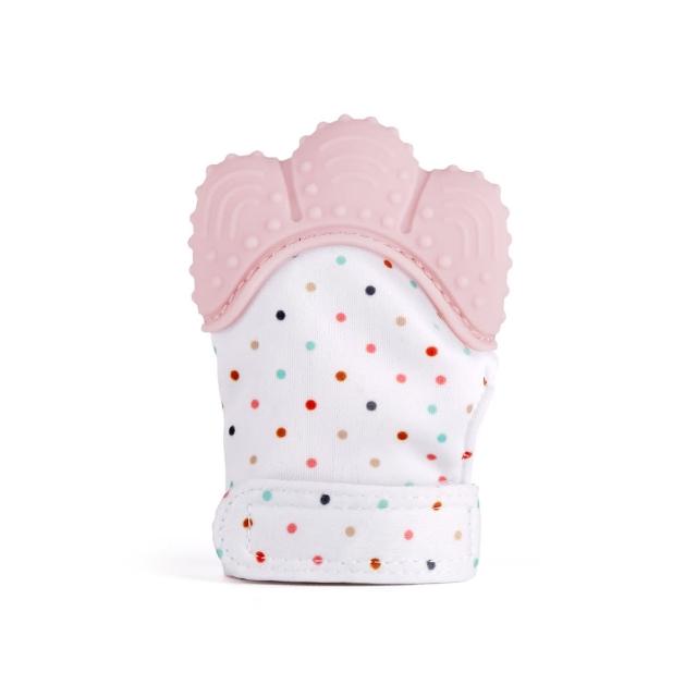 【JoyNa】3入-手套型咬咬固齒器 寶寶磨牙手套(矽膠手套.防咬手固齒器)