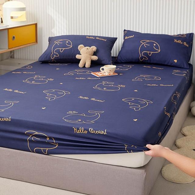 【寢聚 Sleep Club】買一送一 超防水防塵防蹣 保潔墊 床包(單人/雙人/加大任選 床包 床單 床墊 床套)