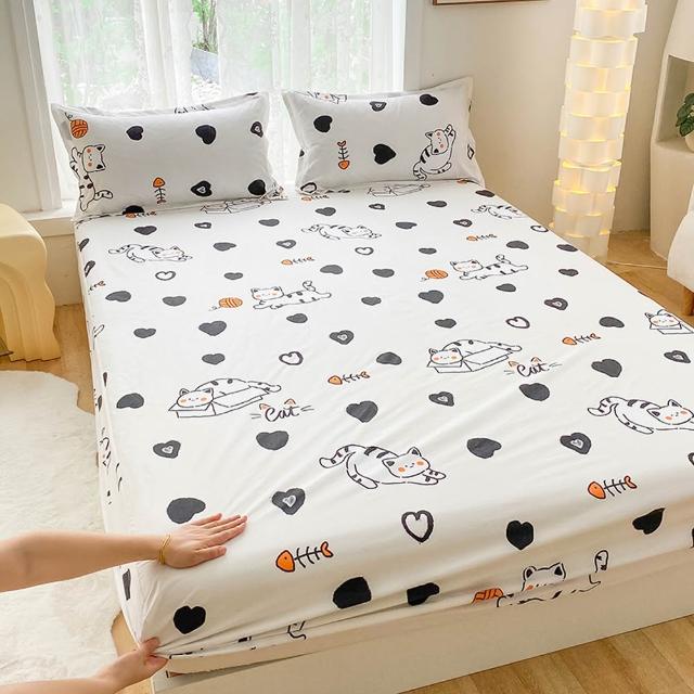 【寢聚 Sleep Club】買一送一 超防水防塵防蹣 保潔墊 床包(單人/雙人/加大任選 床包 床單 床墊 床套)
