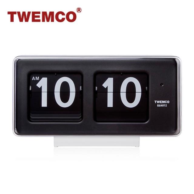 【TWEMCO】BQ-50 翻頁鐘 時鐘 桌放 壁掛兩用(共2色)