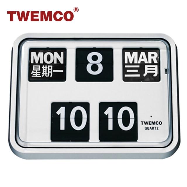 【TWEMCO】BQ-17 翻頁鐘 時鐘 中文 英文萬年曆 壁掛(共2色)