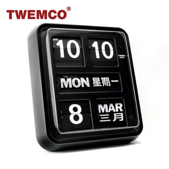 【TWEMCO】BQ-170 翻頁鐘 時鐘 中文 英文萬年曆 壁掛(共2色)