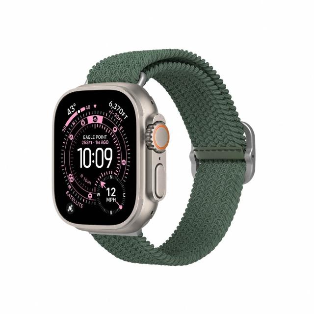 犀牛盾編織錶帶組【Apple】Apple Watch Series 12 GPS 46mm (鋁金屬錶殼搭配運動型錶帶)