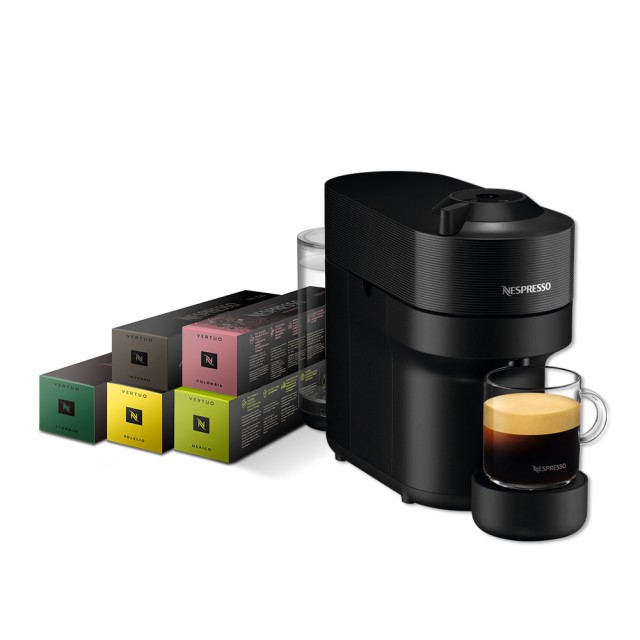 【Nespresso】Vertuo POP膠囊咖啡機_多色任選 送禮 入厝 全自動咖啡機 美式咖啡機(晨間美式50顆組)