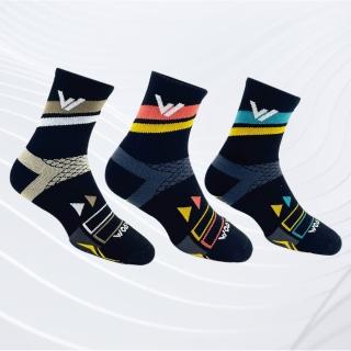 11215610 OL 【WOAWOA】3入組 四向止滑能量激發登山襪-中高筒(登山襪 除臭襪 運動襪 止滑襪 毛巾底 11215610)