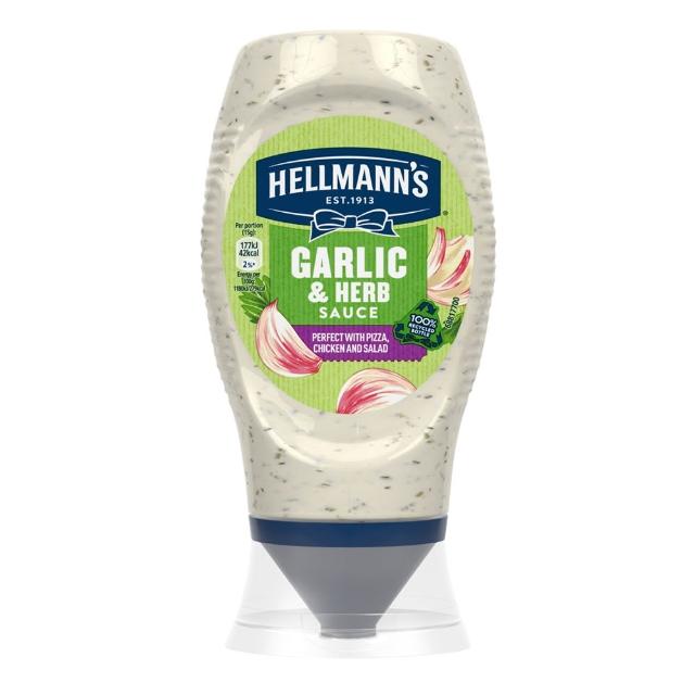 【HELLMANNS】美乃滋 沙拉醬 大蒜香草/凱薩/松露風味 250ml 口味任選(3入組 餐飲通路指定品牌)