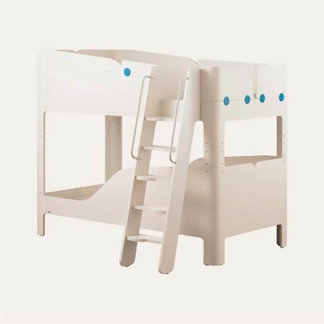 【iloom 怡倫家居】TINKLE-POP 雙層床架-爬梯型 雙層床 床架 單人床架 雙人床架 兒童床 收納床架