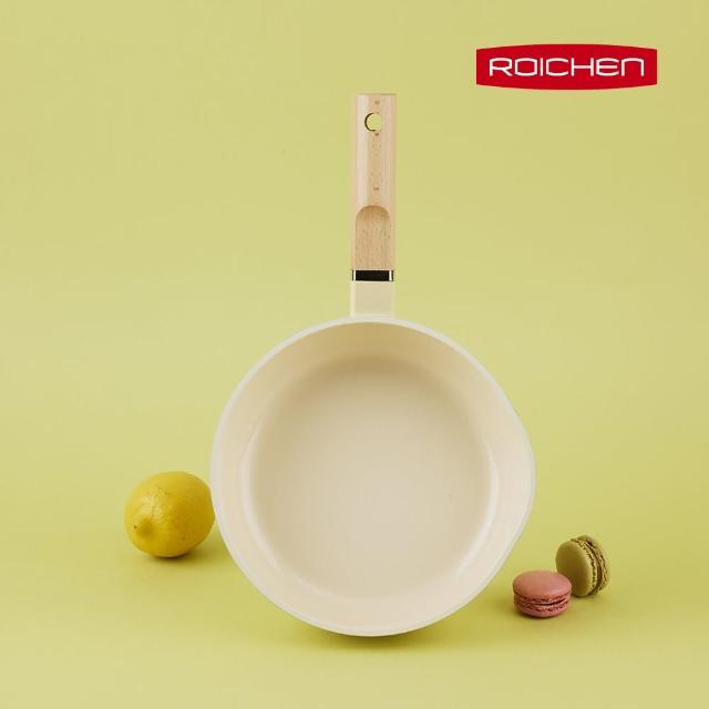 【Roichen】韓國抗菌陶瓷不沾深炒鍋 20cm(IH爐/全火源適用陶瓷塗層不沾鍋)