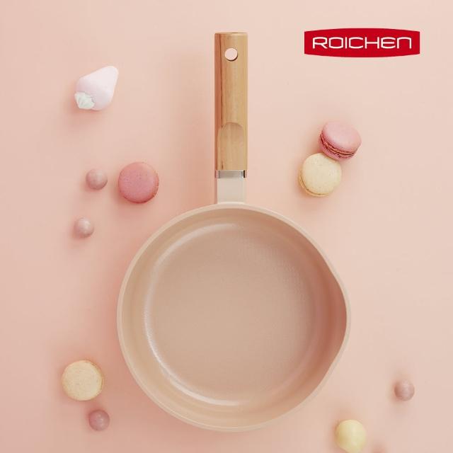 【Roichen】韓國抗菌陶瓷不沾深炒鍋 20cm(IH爐/全火源適用陶瓷塗層不沾鍋)