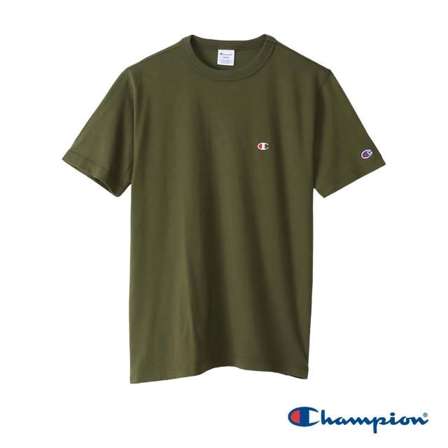 【Champion】官方直營-經典刺繡LOGO素色短袖Tee-男(8色-日規)