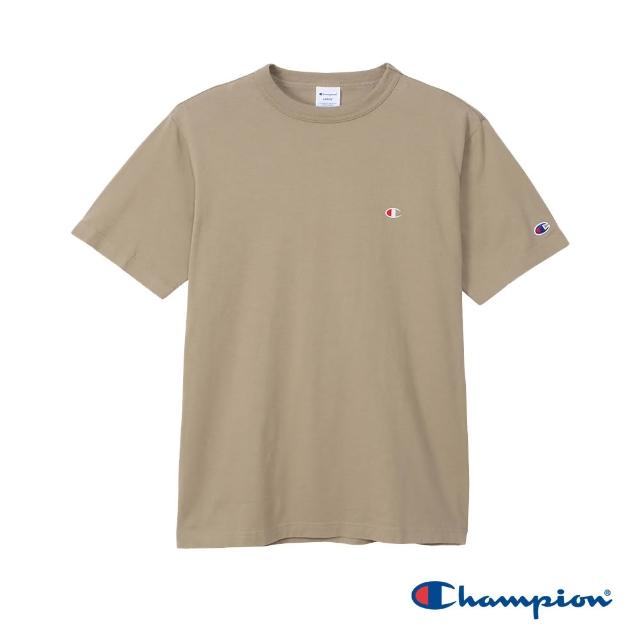 【Champion】官方直營-經典刺繡LOGO素色短袖Tee-男(8色-日規)