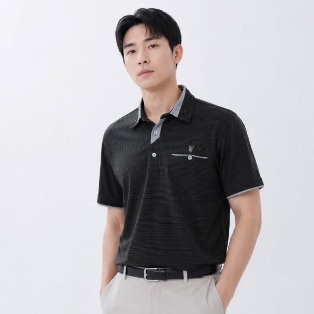 【遊遍天下】男款抗UV防曬速乾吸濕排汗機能POLO衫GS1037(M-6L 大尺碼)