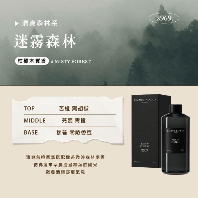 【KLOWER PANDOR】KP記憶香氛 沉浸式空間擴香補充瓶500ml-2入組(多款任選)