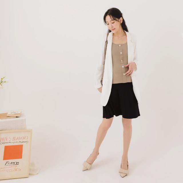 【OB 嚴選】涼感莫代爾高彈力內腰頭調節孕婦褲裙 《MA0582》