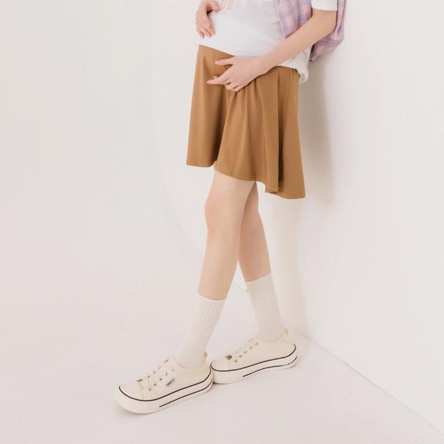 【OB 嚴選】涼感莫代爾高彈力內腰頭調節孕婦褲裙 《MA0582》