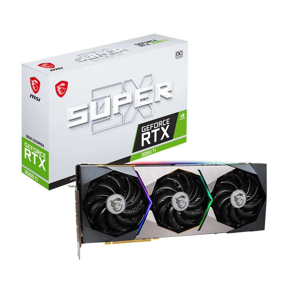 【MSI 微星】GeForce RTX 3060 Ti SUPER 3X 8GD6X OC 顯示卡