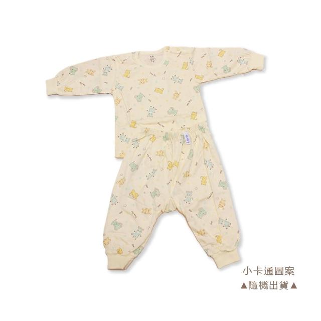【Oluna 歐露娜】童馨 薄長袖套裝 4/6號 純棉印花 肩扣 兒童大人 寶寶睡衣 兒童睡衣 寶寶長袖 兒童長袖