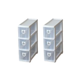 【KEYWAY 聯府】隙縫櫃附輪〈2入〉抽屜櫃C203