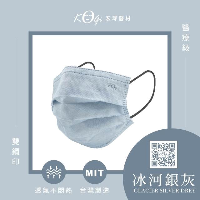 【宏瑋】成人平面醫療口罩 滿版系列4盒組｜50入/盒(成人口罩｜醫療級三層防護 防疫必備｜台灣製造))
