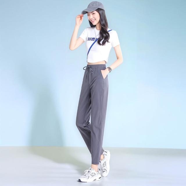 【Amore】夏日百搭多款清涼下著 冰絲褲 涼感褲 涼感長褲 冰絲長褲(冰絲涼褲涼爽超好穿)