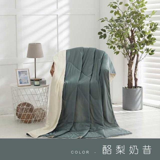 【ISHUR 伊舒爾】玩色雙面冰凍被1入 5x6尺(贈大尺寸洗衣袋1入/涼被/夏被/多款任選 速達)