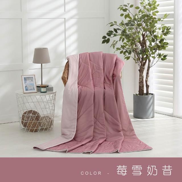 【ISHUR 伊舒爾】玩色雙面冰凍被1入 5x6尺(贈大尺寸洗衣袋1入/涼被/夏被/多款任選 速達)