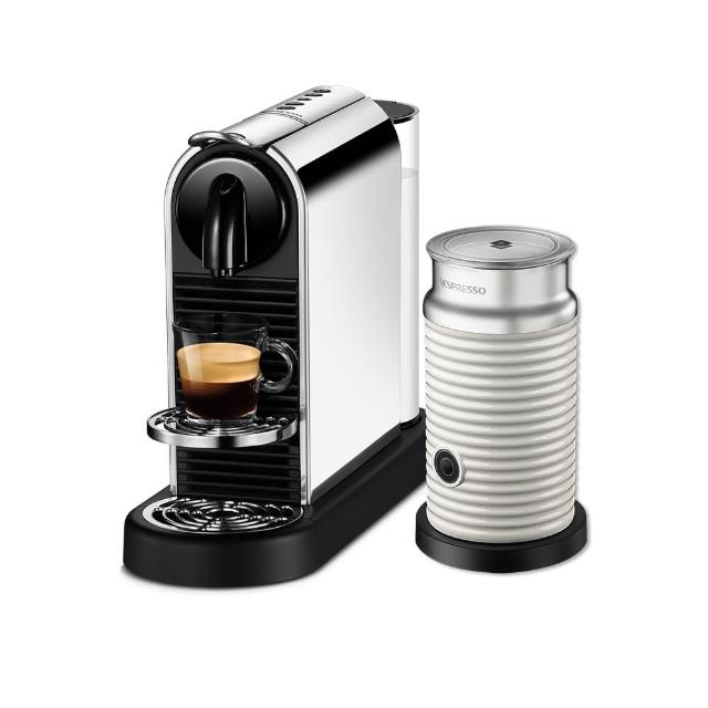 【Nespresso】膠囊咖啡機 CitiZ Platinum 奶泡機組合_多色任選 飲水機 全自動咖啡機(瑞士頂級咖啡品牌/)