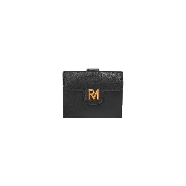 【ROBINMAY】洛絲真皮薄短夾 頭層皮(壓扣封口/多色任選/女夾)