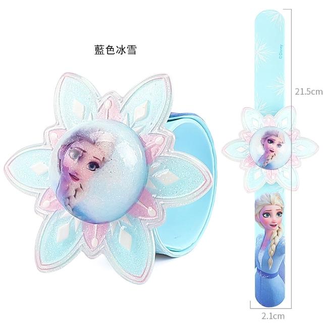 【TDL】彩虹小馬冰雪奇緣兒童手環玩具發光旋轉手環拍拍手環 82122(平輸品)