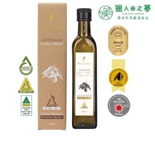 【Hunter’s Dream 獵人谷之夢】澳洲冷壓特級初榨橄欖油500ml(原瓶原裝進口/可生飲/日本OLIVE JAPAN金賞)